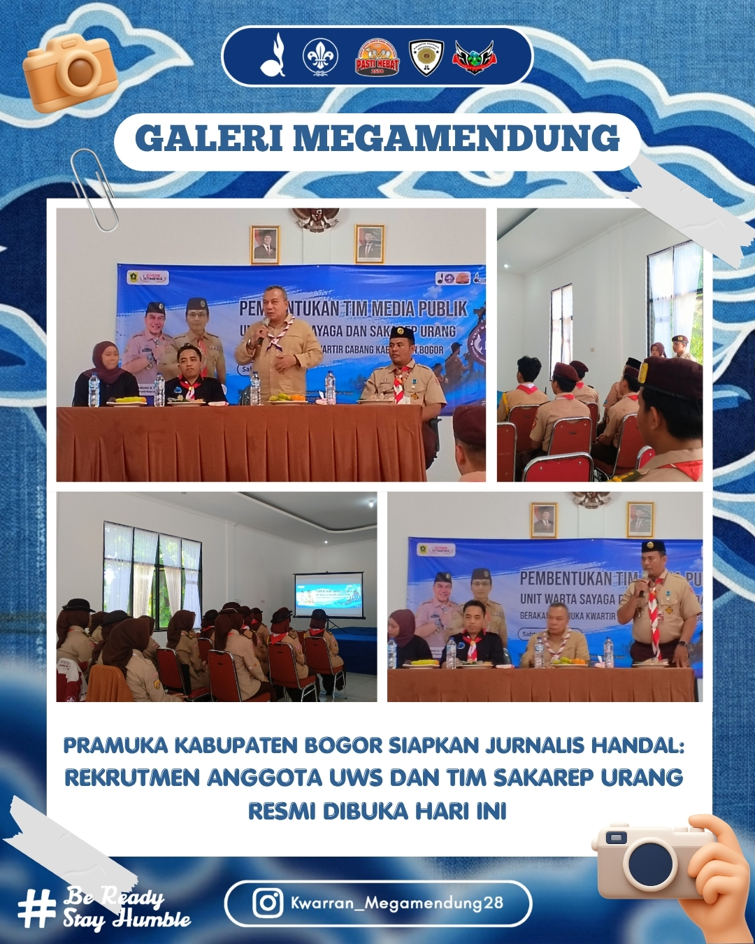 Pramuka Bogor Siapkan Jurnalis Handal: Rekrutmen Anggota UWS dan Tim SAKAREP URANG Resmi Dibuka Hari Ini