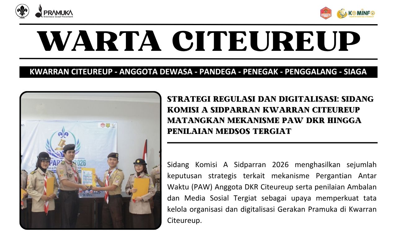 Strategi Regulasi Dan Digitalisasi: Sidang Komisi A Sidparran Kwarran Citeureup Matangkan Mekanisme Paw Dkr Hingga Penilaian Medsos Tergiat