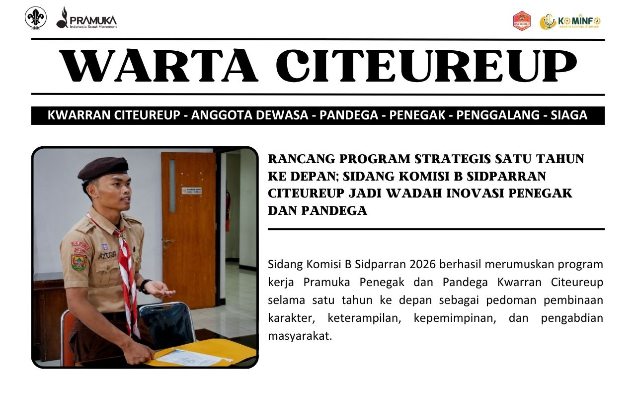 Rancang Program Strategis Satu Tahun Ke Depan; Sidang Komisi B Sidparran Citeureup Jadi Wadah Inovasi Penegak Dan Pandega