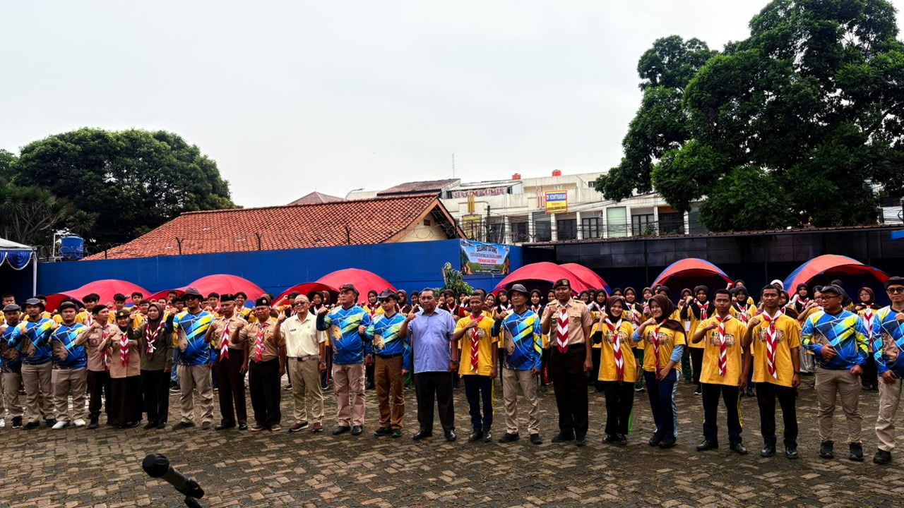 Perkuat Generasi Bebas Narkoba, Pramuka Kwaran Cibinong Ikuti Pembentukan SAKA Anti Narkoba dan Perkemahan SAHABAT 2026