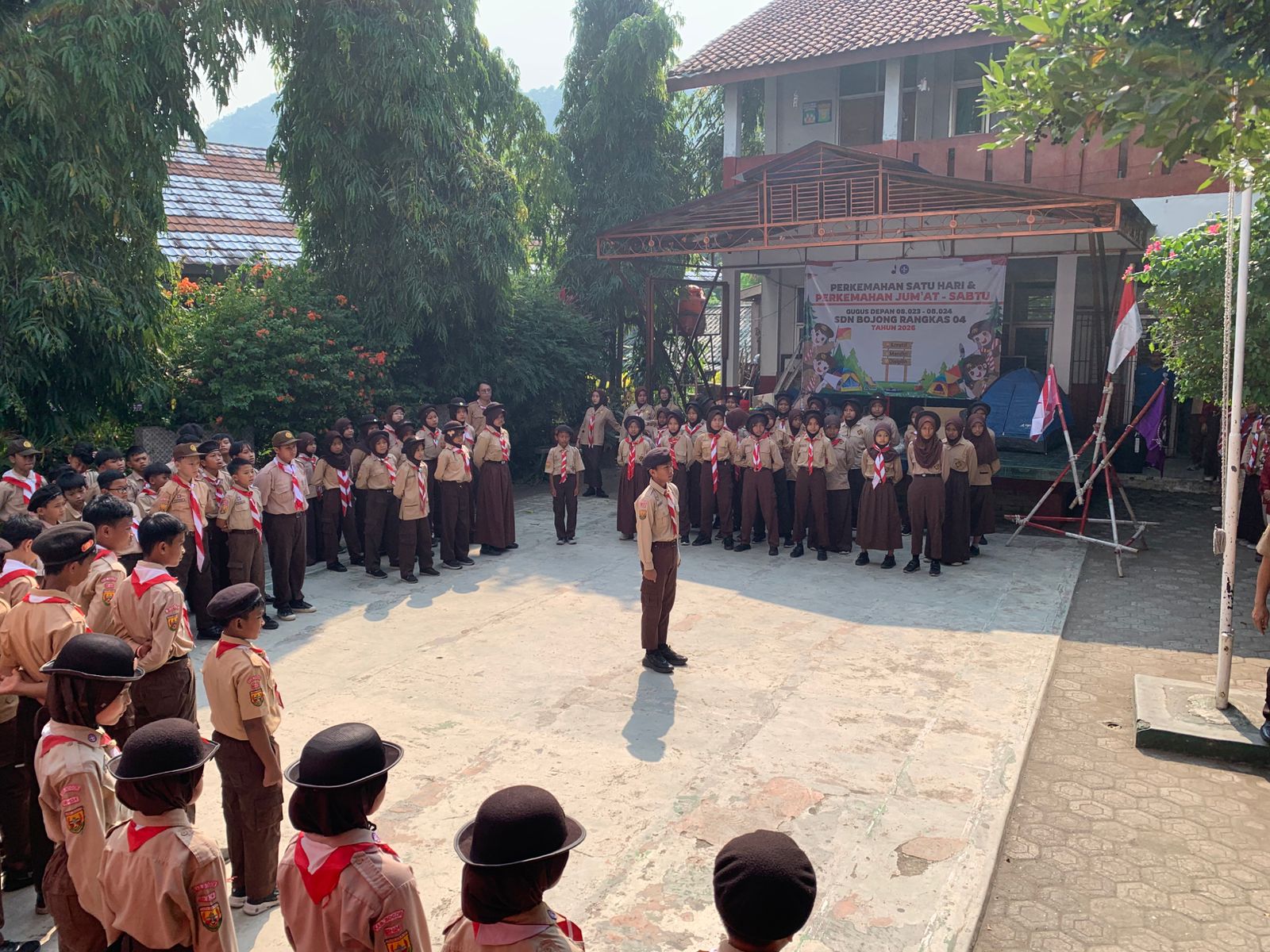 Tumbuhkan Jiwa Kepemimpinan, Pramuka Penggalang SDN Bojong Rangkas 04 Sukses Gelar Perjusa 2026
