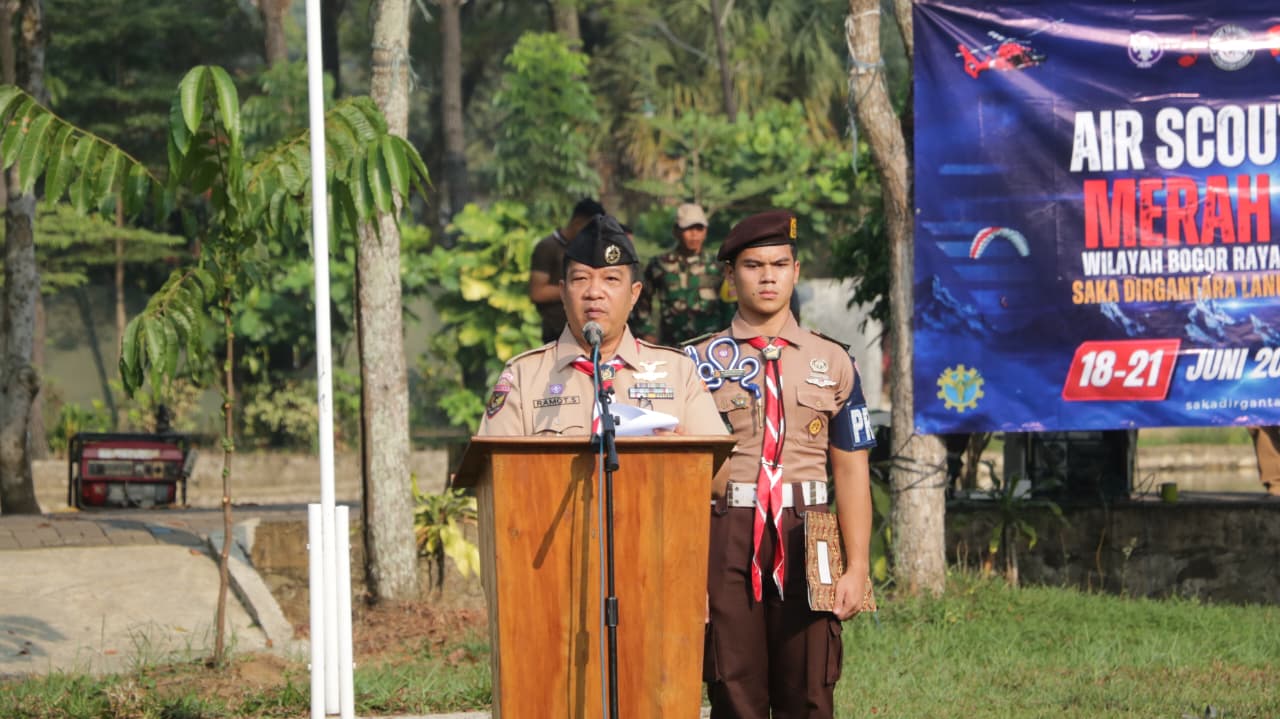 AIR SCOUT CAMP (ASC) MERAH PUTIH 2026 Saka Dirgantara Lanud Atang Sendjaja Kwarcab Kabupaten Bogor