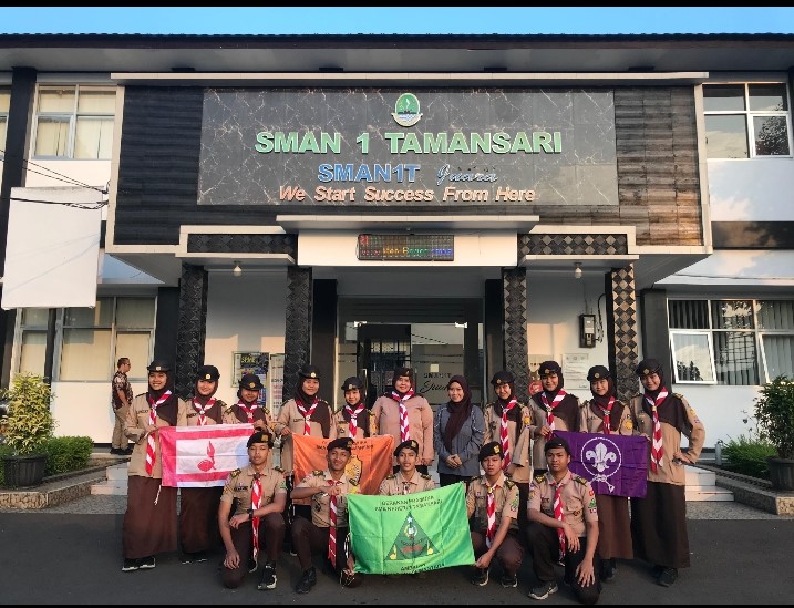 Pramuka SMAN 1 Tamansari Gelar Pengembaraan 3 Hari 2 Malam Sebagai Syarat Kenaikan Tingkat Penegak Laksana