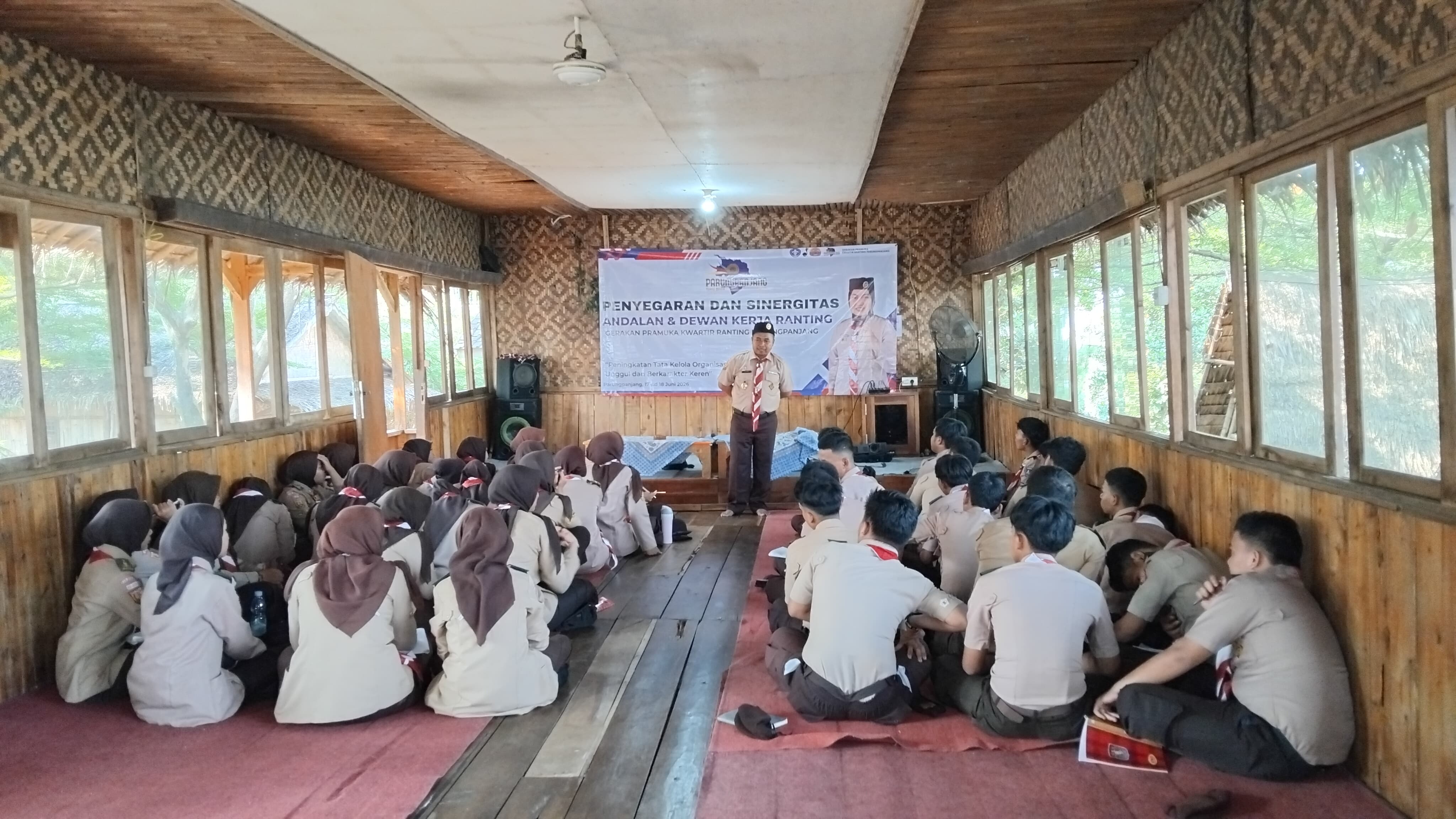 Perkuat Pemahaman Organisasi, Kwarran Parungpanjang Gelar Sesi Berbagi Pengalaman Dewan Kerja dan Unit Kerja