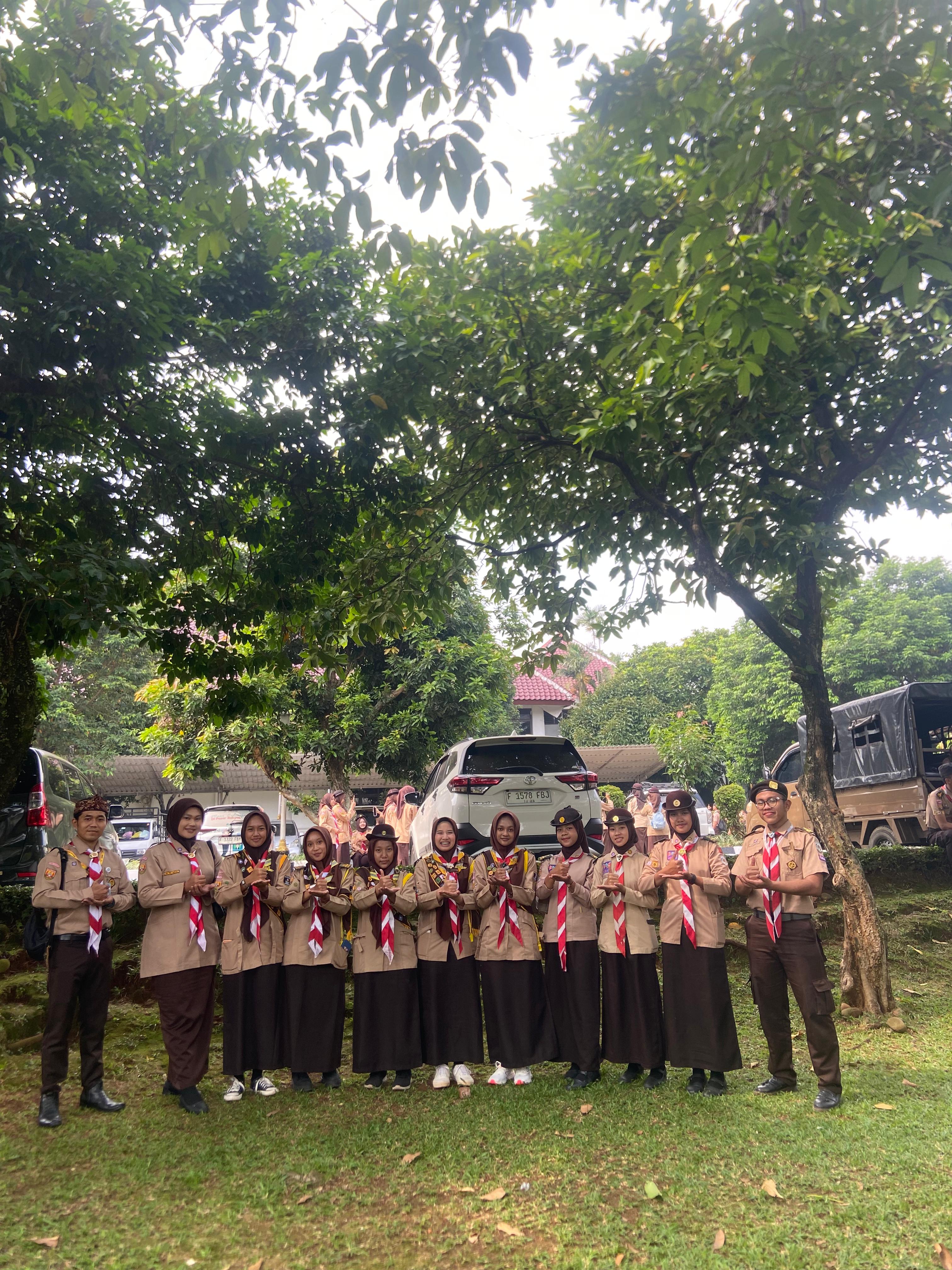 Kwartir Ranting Gunung Sindur Ikuti Helaran Kwarcab Kabupaten Bogor