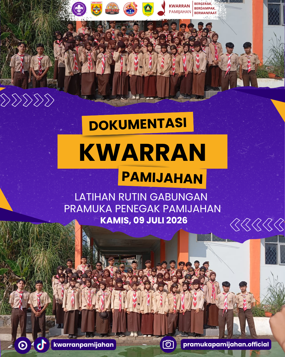 ⚜️🪖 Bangun Jiwa Kepemimpinan dan Bela Negara! Pramuka Penegak Se-Pamijahan Gelar Latihan Gabungan Materi SAKA Wira Kartika 🔥
