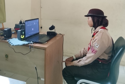 Pramuka Cileungsi Ikuti Seleksi Tahap II Calon Petugas Upacara Hari Pramuka ke-65 Tingkat Nasional
