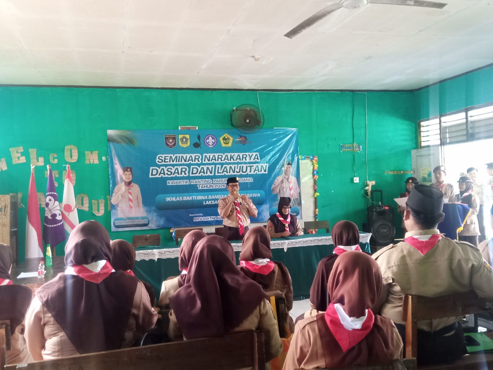 Penutupan Sidang Narakarya KMD dan KML Kwarran Parungpanjang Diwarnai Penyerahan Piagam kepada Peserta