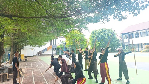 Pramuka SMKN 1 Cileungsi Matangkan Persiapan Demo Ekstrakurikuler untuk MPLS 2026