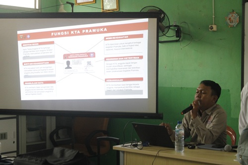 Kwarran Cileungsi Agendakan Pendataan dan Pembuatan KTA Pramuka Nasional Tahap II
