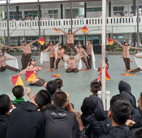 Pramuka SMAN 1 Cileungsi Tampilkan Demo Ekstrakurikuler yang Memukau pada MPLS 2026