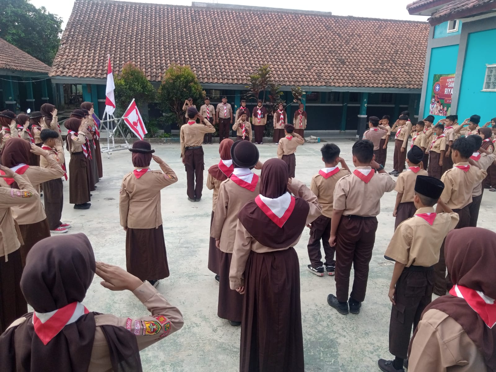 Perkemahan Anggota Baru Riyadul Bayan 02-069 dan 02-070 di Gedung Yapira, Awali Masa Ta’aruf dengan Pembinaan Karakter