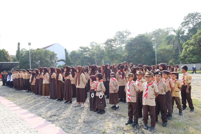 Pramuka Rumpin Sukseskan Upacara Peringatan Hari Anak Nasional 2026, Wujudkan Generasi Hebat Menuju Masa Depan Indonesia