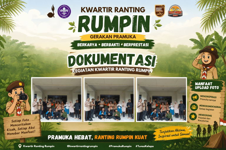 Satukan Langkah, Wujudkan Pramuka Rumpin Berprestasi, Kwarran Rumpin Matangkan Lima Agenda Besar Tahun 2026