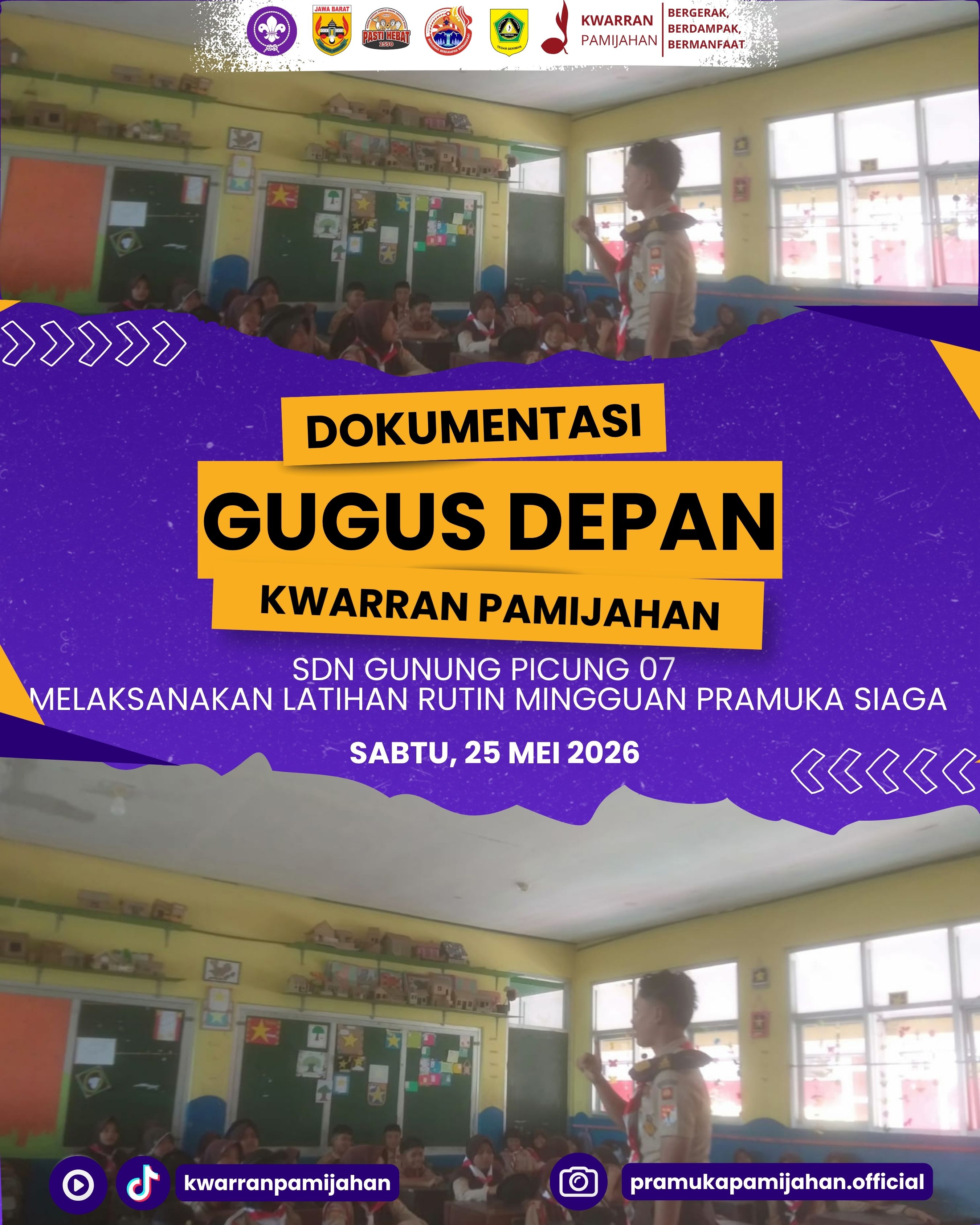 ⚜️🐿️ Langkah Awal Menjadi Pramuka Hebat! SDN Gunung Picung 07 Bentuk Barung bagi Anggota Pramuka Siaga Baru