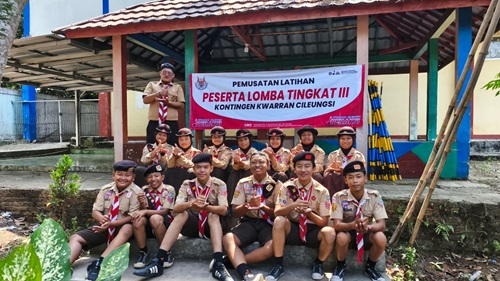 Kwarran Cileungsi Gelar Pemusatan Latihan Kontingen Lomba Tingkat III