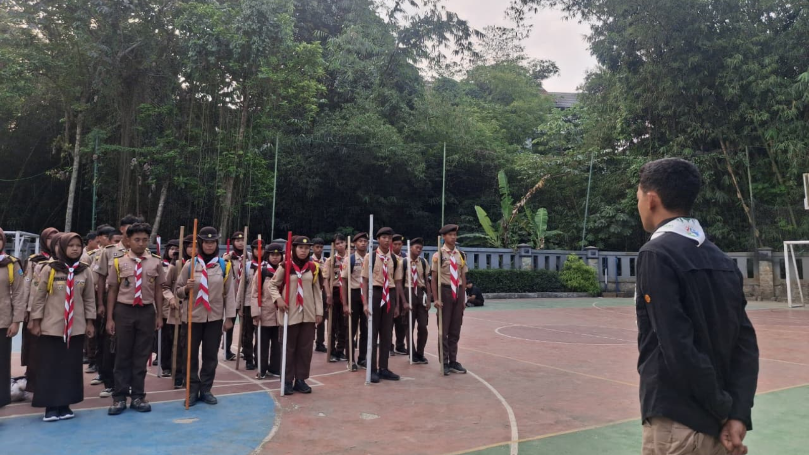 34 Penegak SMA Negeri 1 Caringin Tempuh Bantara dan Laksana, Cetak Generasi Pramuka Berkarakter, Tangguh, dan Berjiwa Pemimpin
