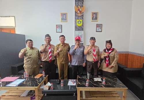 Kwarran Cileungsi Audiensi dengan Ketua Mabiran Bahas Sinergi Program Pramuka Bulan Agustus