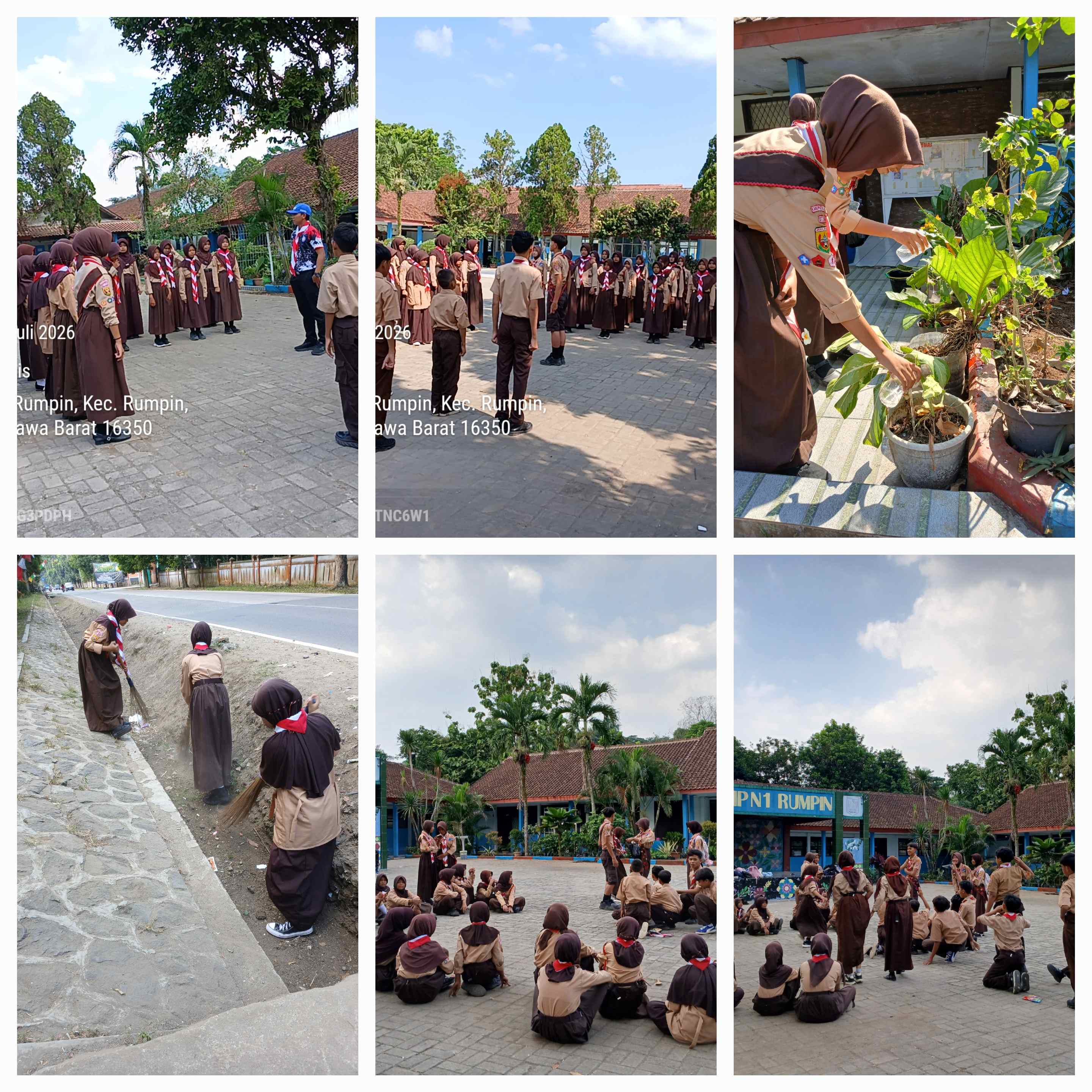 Latihan Rutin Pramuka Penggalang SMP Negeri 1 Rumpin Perkuat Karakter, Disiplin, dan Jiwa Kepemimpinan