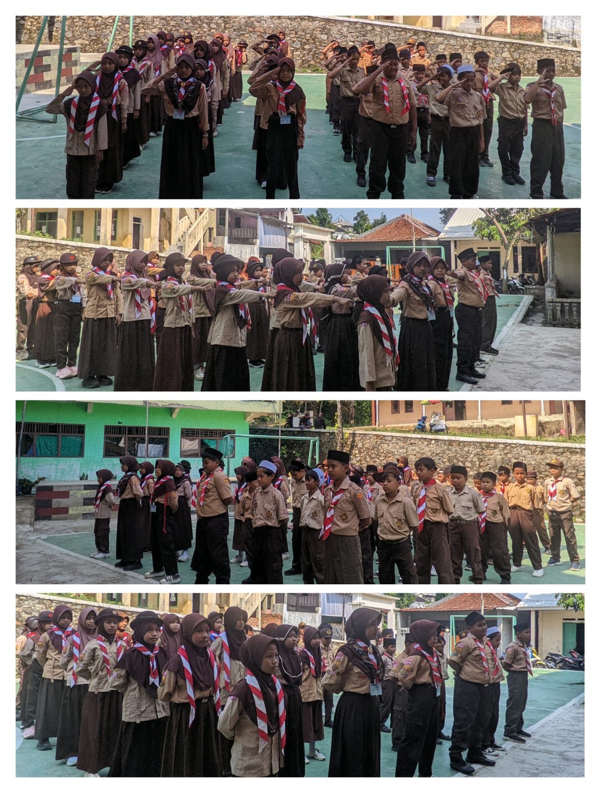 ⚜️🫡 Tingkatkan Disiplin dan Kekompakan! Pramuka Penggalang SD Islam Nurul Yaqin Laksanakan Latihan PBB