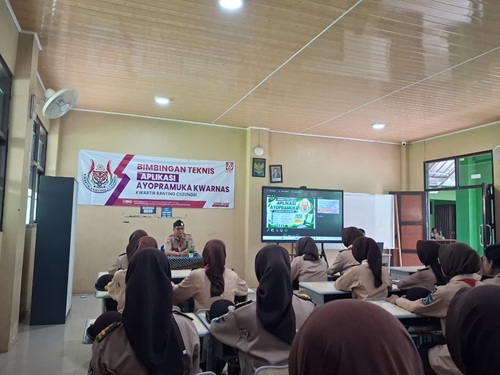 Kwarran Cileungsi Adakan Bimbingan Teknis AyoPramuka Tahap Pertama