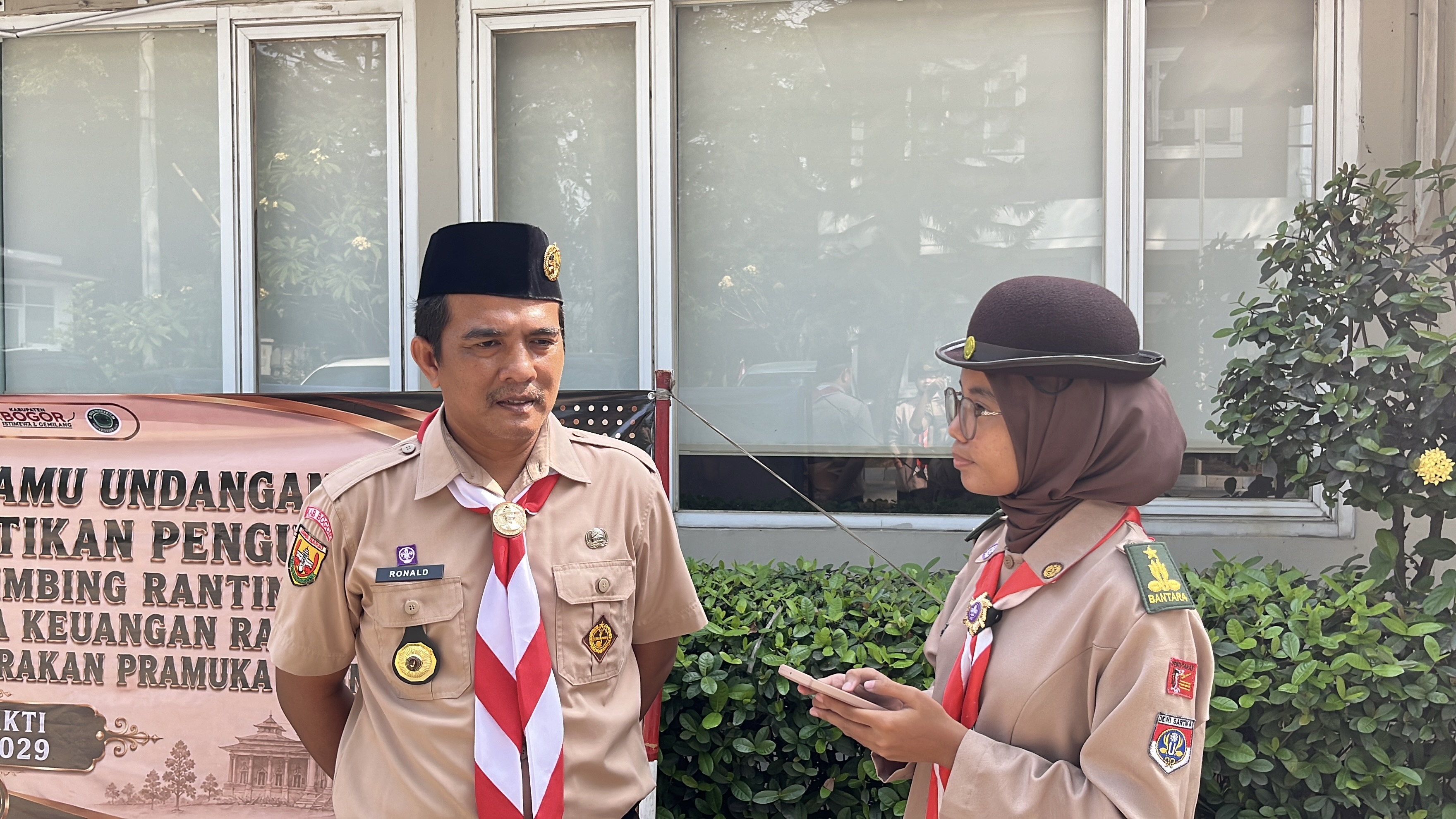 Ketua Kwartir Ranting Cibinong Ajak Seluruh Unsur Bersama Memajukan Gerakan Pramuka Kwartir Ranting Cibinong
