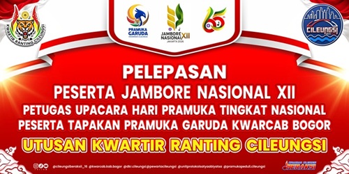 Kwarran Cileungsi Akan Gelar Pelepasan Peserta Kegiatan Kepramukaan Tingkat Nasional dan Kwarcab Bogor