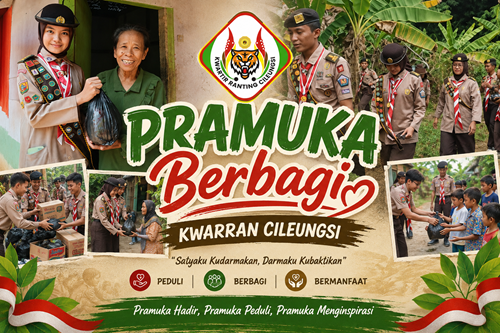Aksi Nyata Pramuka Garuda: Aya Fawwaz Putri Mulyama Tebar Kepedulian Melalui Pramuka Berbagi Kwarran Cileungsi