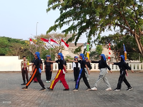Kwarran Cileungsi Tingkatkan Latihan Petugas Jelang Hari Pramuka Ke-65