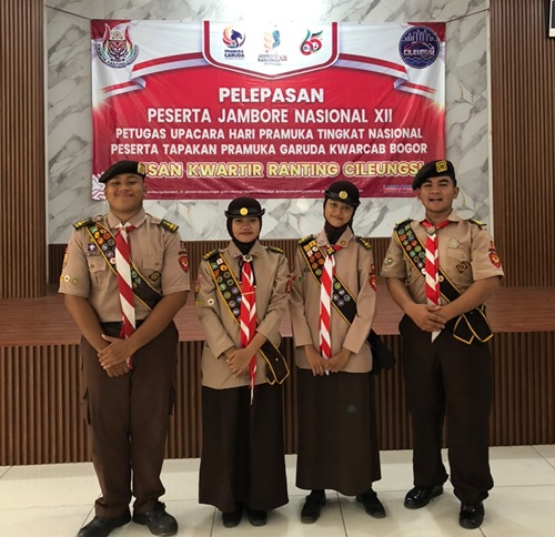 Pramuka Garuda SMK Bina Teknika Resmi Dilepas Mabiran Cileungsi Menuju Tapakan Pramuka Garuda Kwarcab Bogor