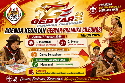 Antusias Peserta Membludak, Kwarran Cileungsi Sesuaikan Jadwal Gebyar Pramuka Tahun 2026