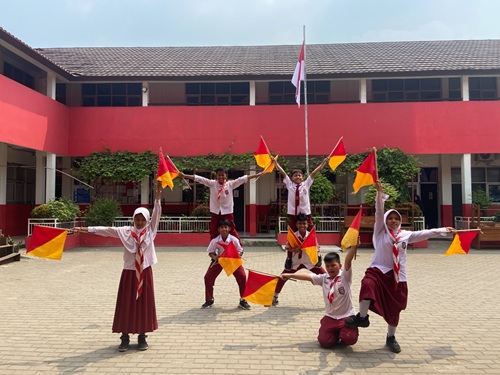 Pramuka SDN Gandoang 1 Kompak Persiapankan Gebyar Pramuka Cileungsi Tahun 2026