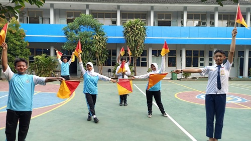 SMP Sejahtera 2 Cileungsi Intensif Berlatih, Siap Tampil Maksimal di Gebyar Pramuka Cileungsi Tahun 2026
