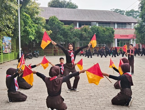 SDN Rawa Ilat Siapkan Anggota Pramuka Jelang Gebyar Pramuka Cileungsi Tahun 2026