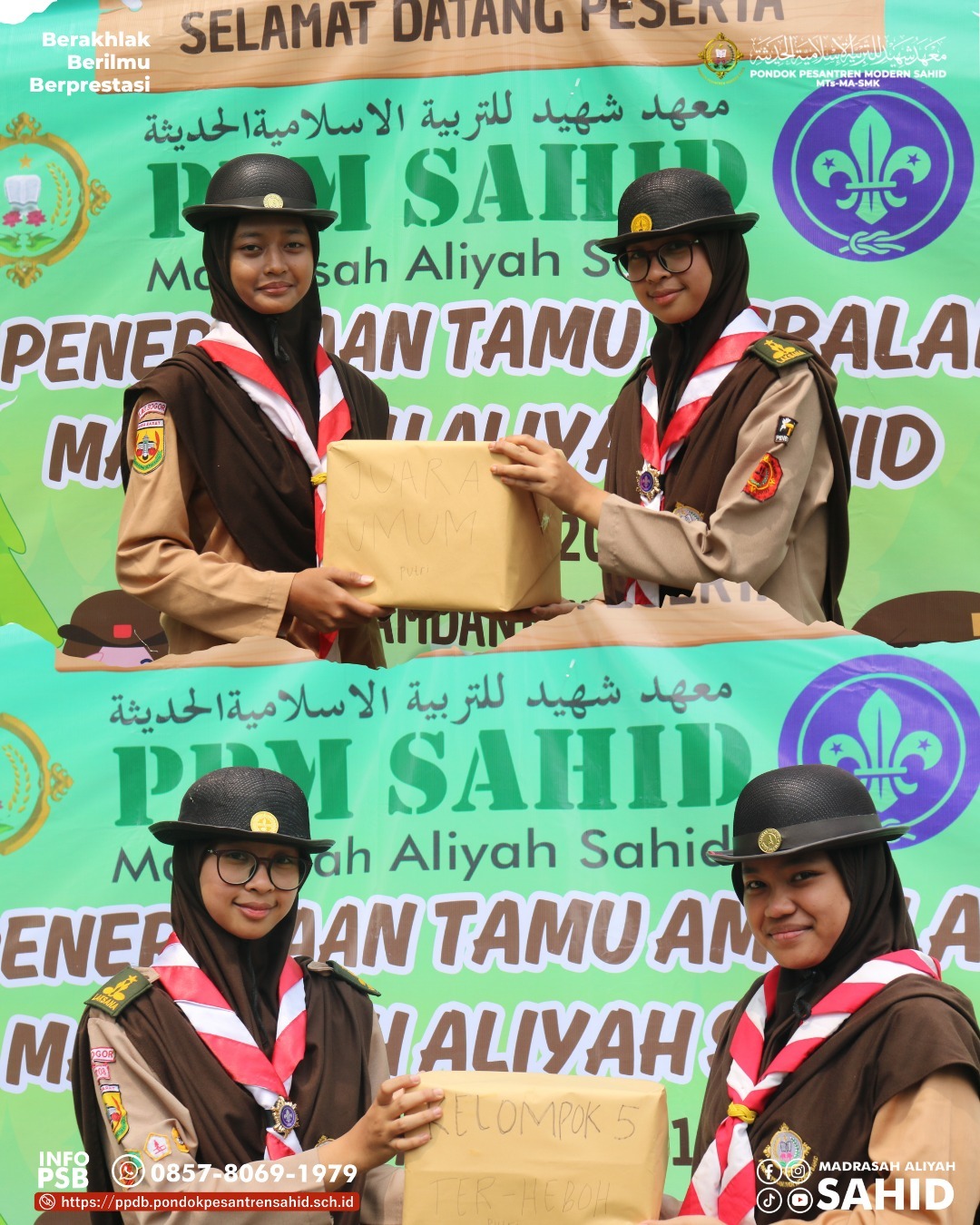 ⚜️🏆 Apresiasi di Penghujung Kegiatan! Pramuka MA Sahid Tutup Penerimaan Tamu Ambalan dengan Pembagian Hadiah