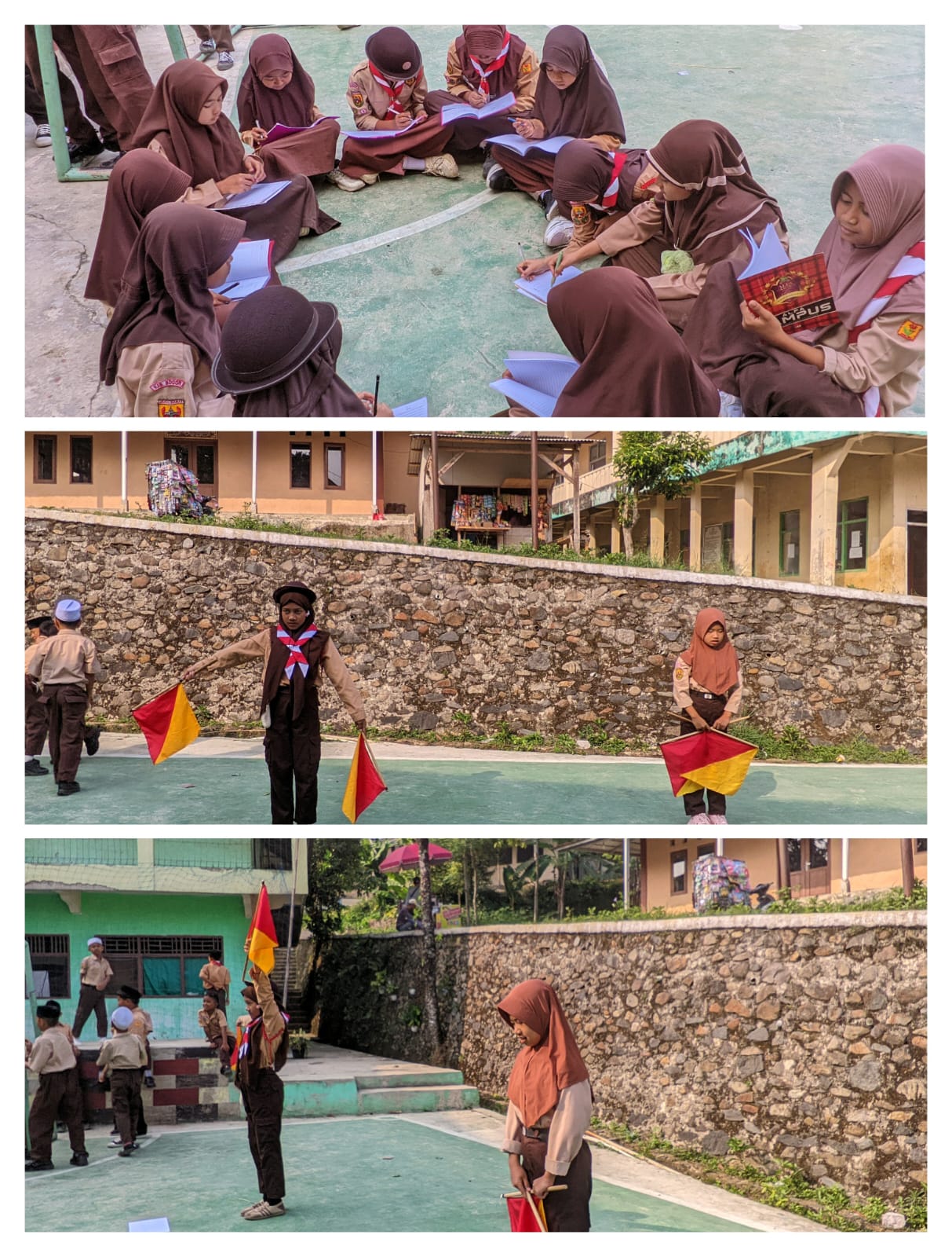 ⚜️📡 Pramuka Penggalang SD Islam Nurul Yaqin Asah Keterampilan Komunikasi melalui Sandi Semaphore dan Morse