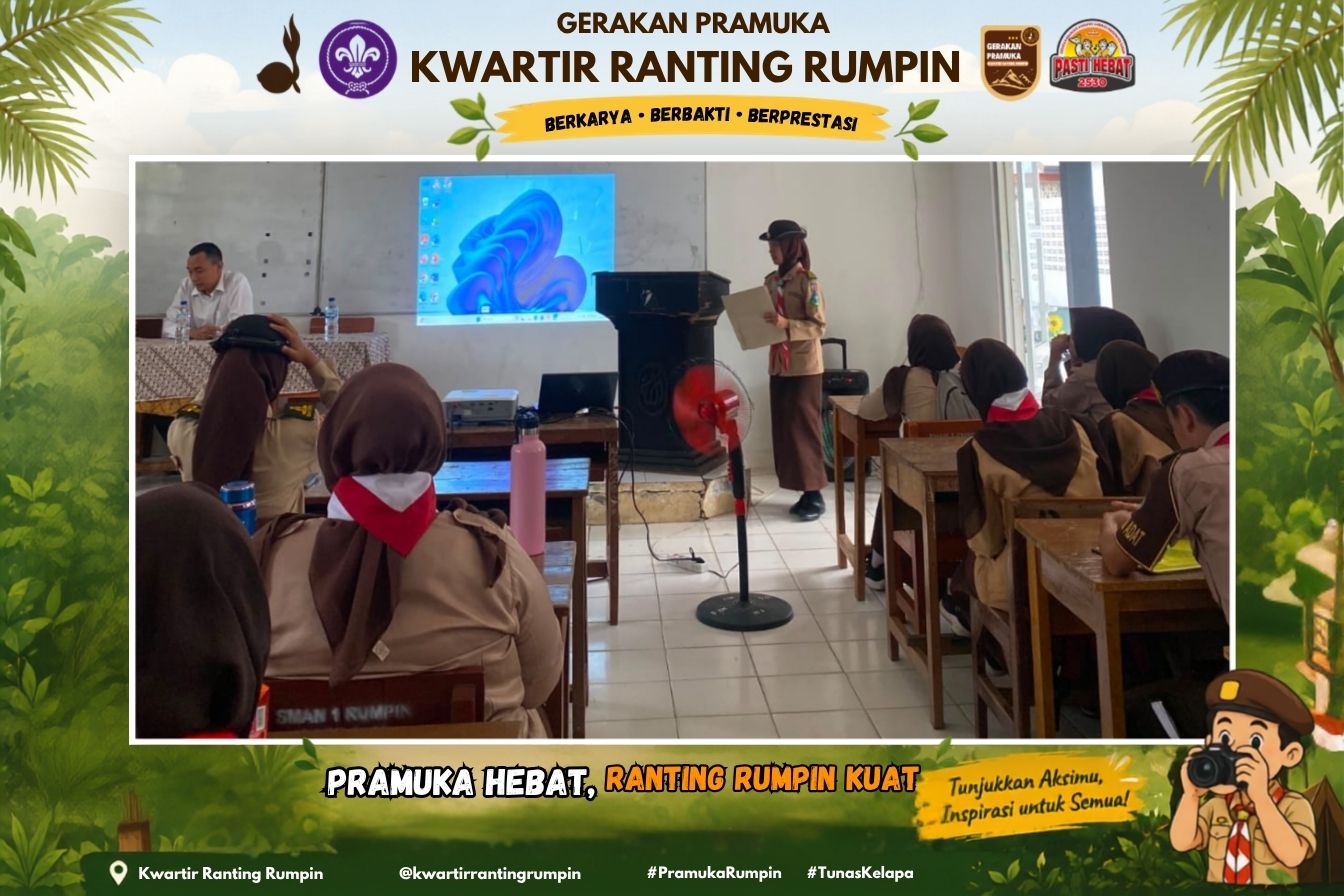 Enam Bulan Berkarya, Saatnya Berbenah: Rapat Evaluasi Pramuka SMAN 1 Rumpin Perkuat Komitmen Menuju Gugus Depan Berprestasi