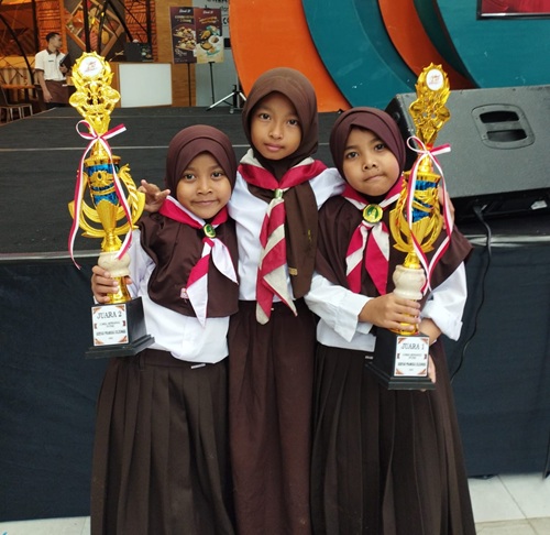 SDIT Nurul Akbar Borong Juara 1 dan 2 Lomba Mewarnai Gebyar Pramuka Cileungsi 2026