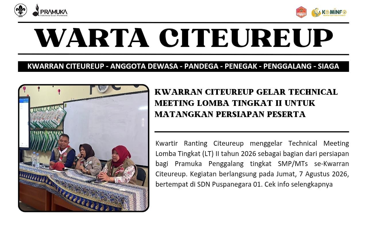 Kwarran Citeureup Gelar Technical Meeting Lomba Tingkat II untuk Matangkan Persiapan Peserta