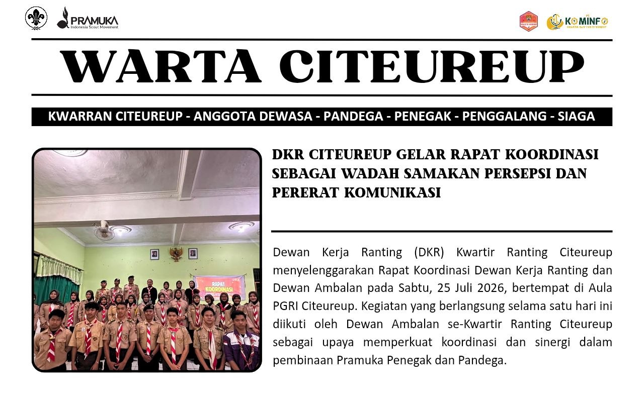 DKR Citeureup Gelar Rapat Koordinasi sebagai Wadah Samakan Persepsi dan Pererat Komunikasi