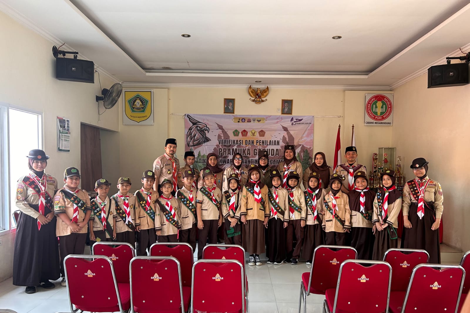Monitoring Garuda Pramuka Kwarran Megamendung Digelar di SDN Gadog 01