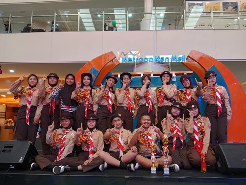 Raihan Prestasi Pramuka SMPN 1 Cileungsi Pada Ajang Lomba Semaphore Dance