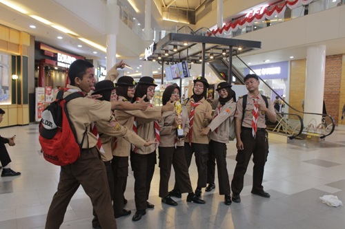 Pramuka SMK Bina Mandiri Multimedia Raih Prestasi di Lomba Semaphore Dance