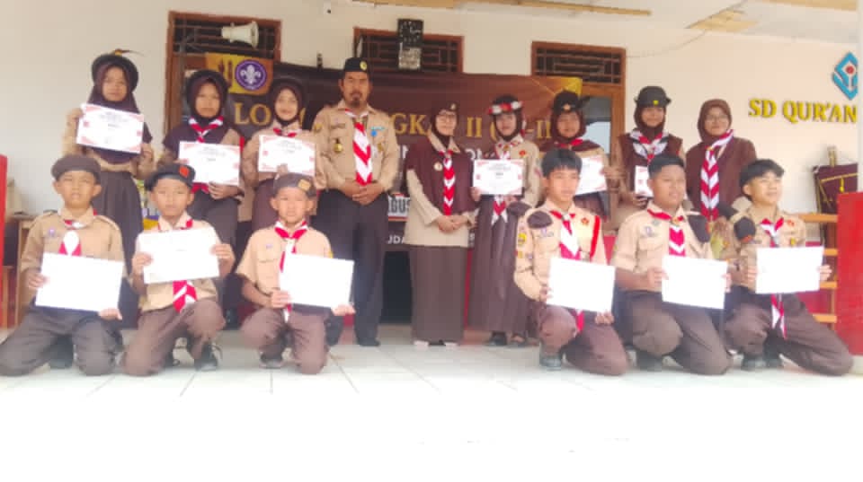 PUNCAK ACARA LOMBA TINGKAT (LT) KWARRAN CIGOMBONG DENGAN MENGUMUMKAN HASIL JUARA