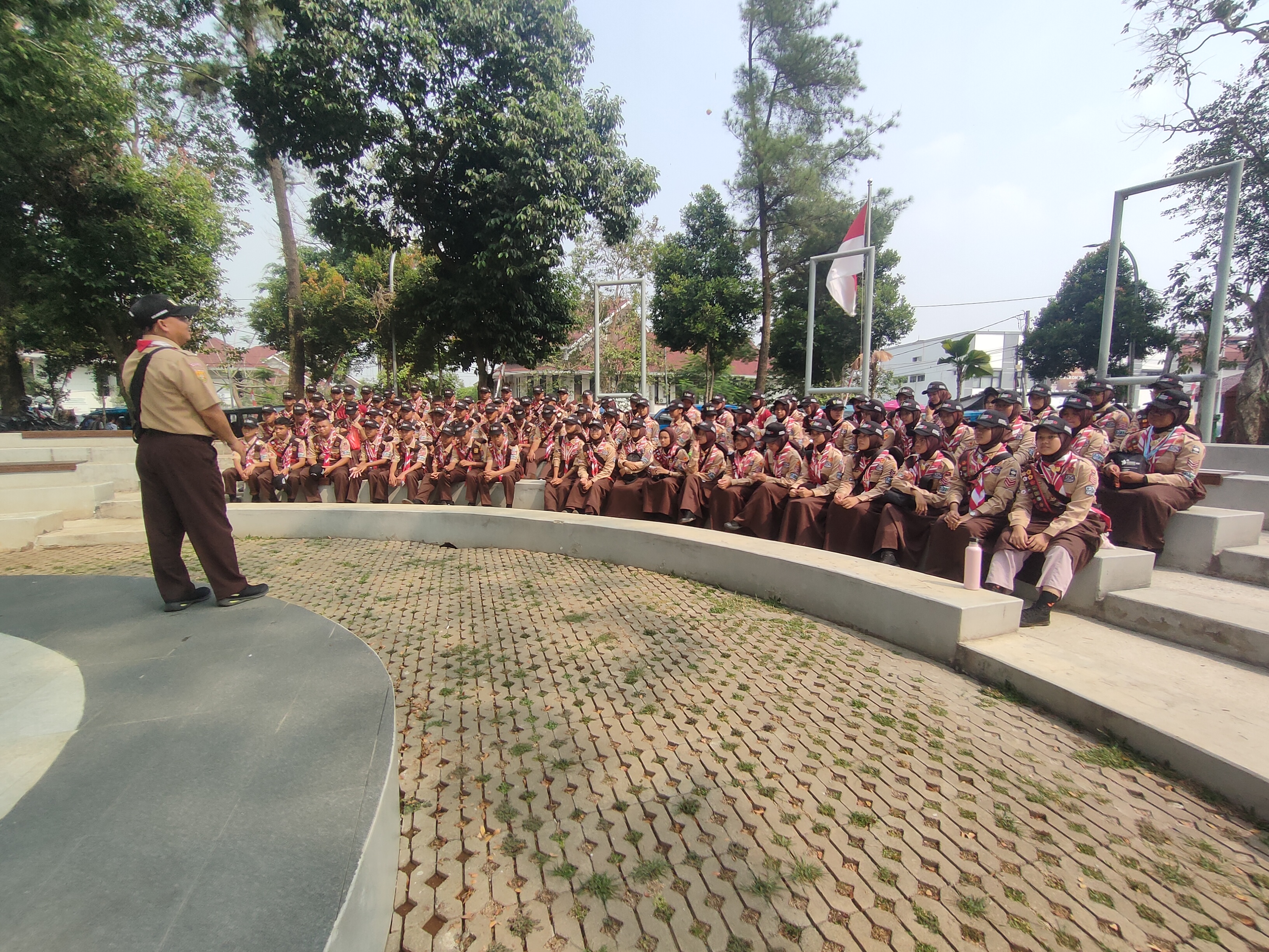 Pelepasan Kontingen Jambore Nasional Kwartir Cabang Kabupaten Bogor