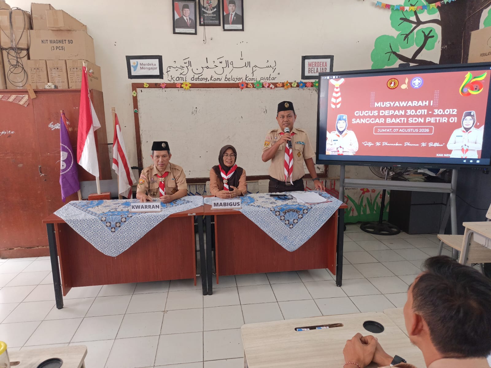 Geliat Pramuka Dramaga: Mugus Petir 1 Sukses Rumuskan Program Strategis dan Pengurus Baru