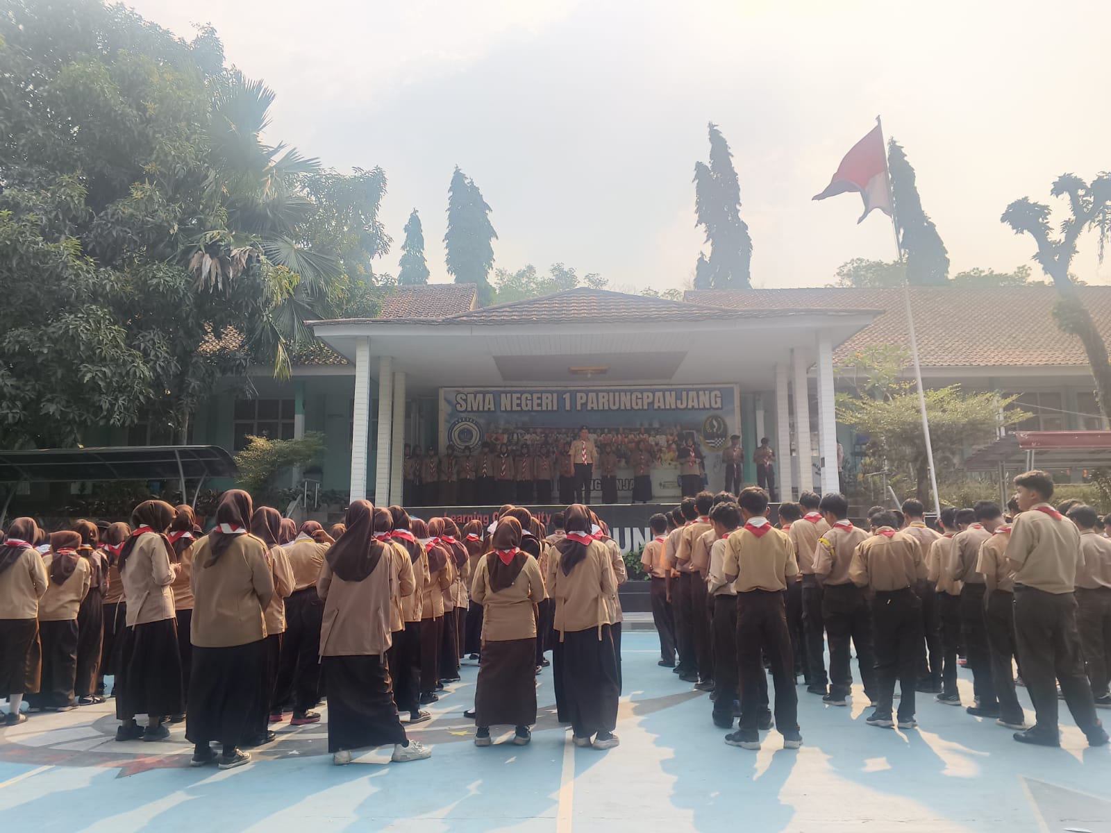 Apel Penutupan PAB Pramuka SMAN 1 Parungpanjang