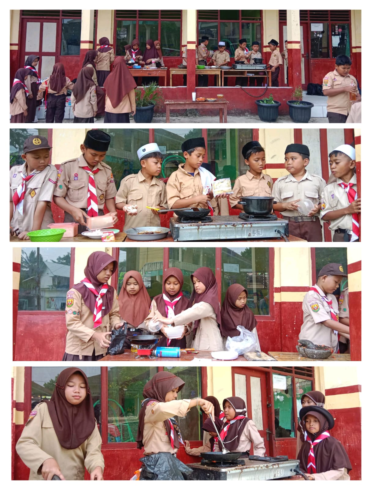 ⚜️🍳 Latih Kemandirian dan Kreativitas! Pramuka SD Islam Nurul Yaqin Gelar Latihan Memasak