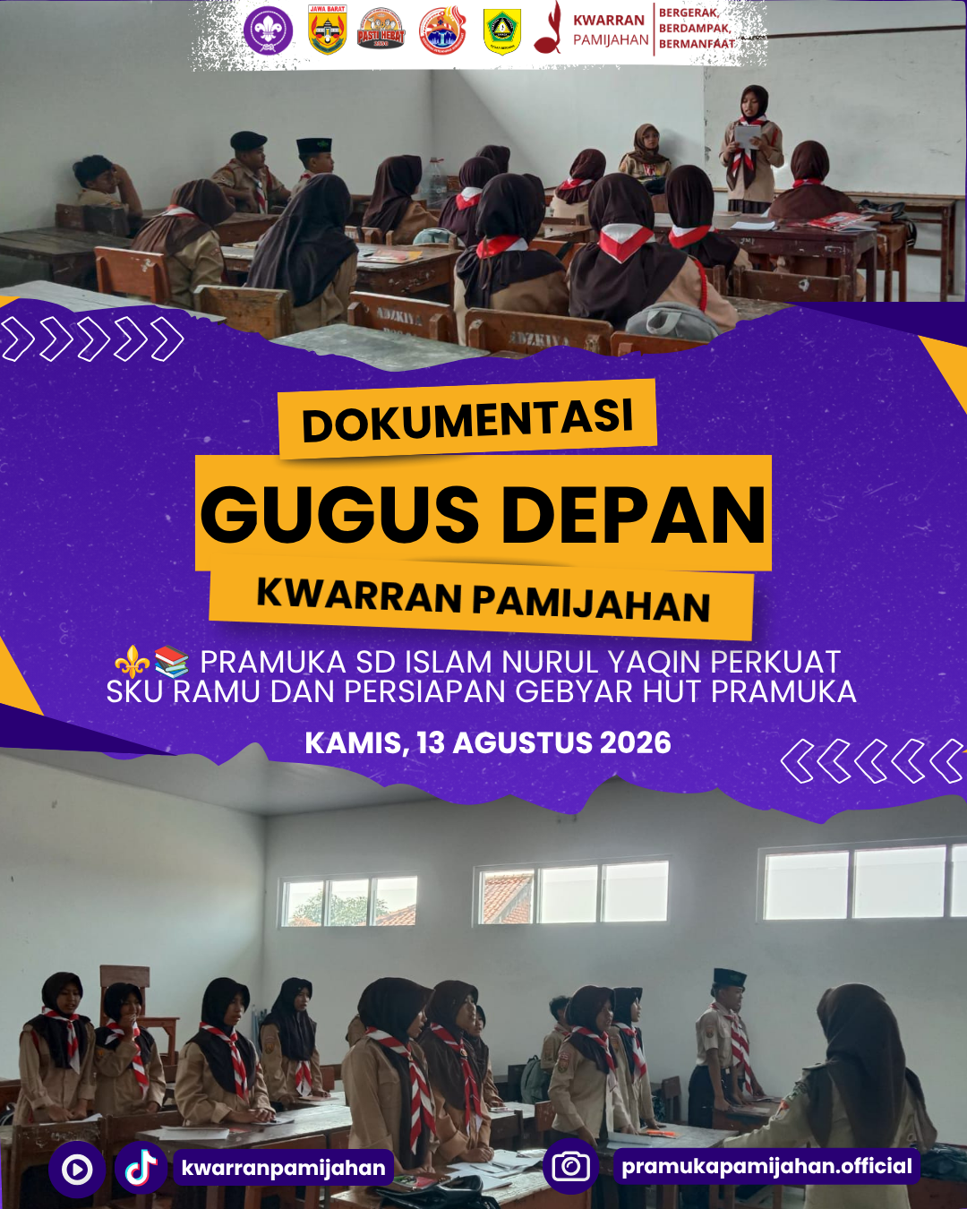 ⚜️📚 Tingkatkan Kecakapan dan Persiapan Kompetisi! Pramuka SD Islam Nurul Yaqin Perkuat SKU Ramu dan Persiapan Gebyar HUT Pramuka