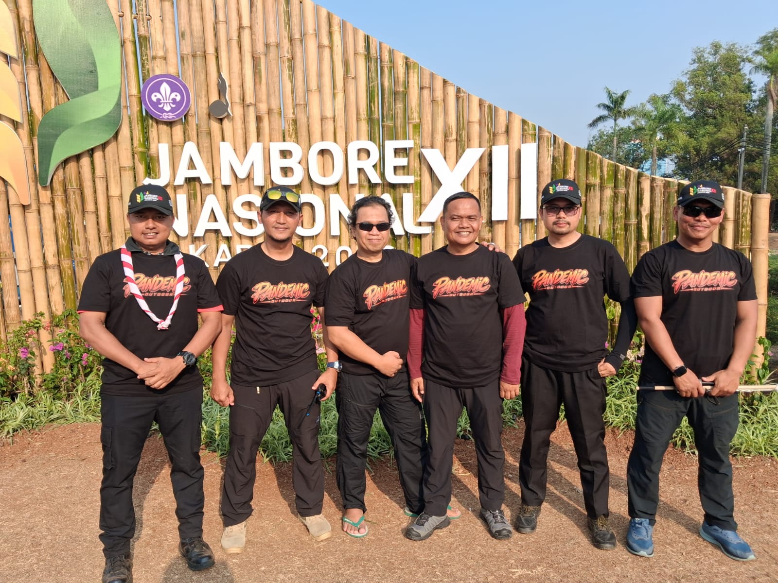 PUSDIKLATCAB KABUPATEN BOGOR BIMBING KOLONE TONGKAT PEMBUKAAN JAMNAS XII DI BUPERTA CIBUBUR